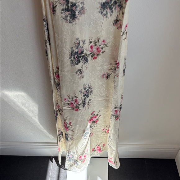 LoveShackFancy Theodore Printed Maxi Dress French Ivory Size 10 New Without Tags - Picture 4 of 7